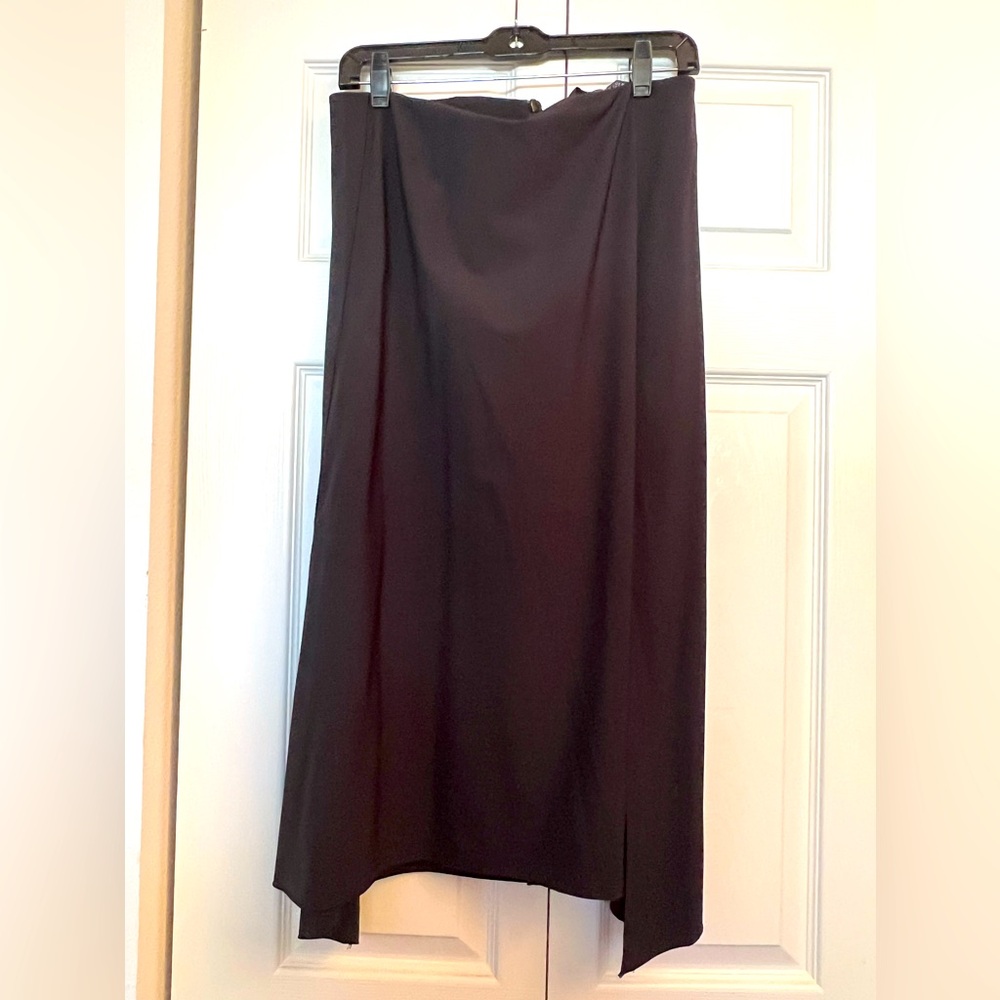 Kenneth Cole Black Asymmetrical Skirt